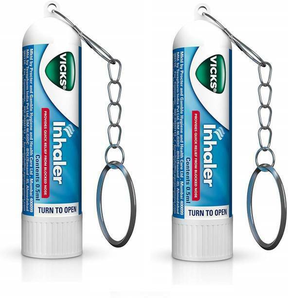Vicks Inhaler Nasal Stick 0.5ml Set Of 2 (key Chain Included), Cold Treatment