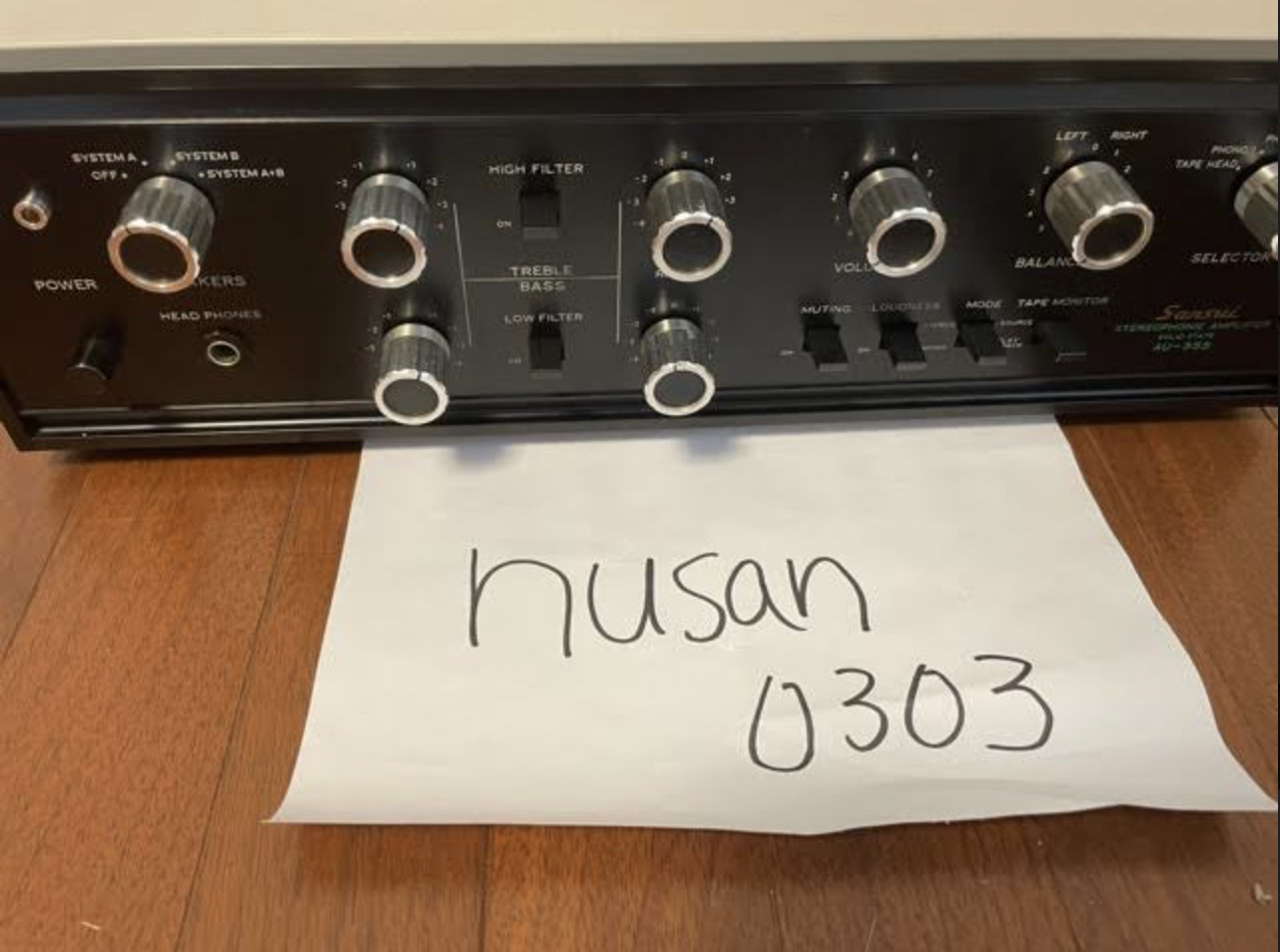 Sansui Au-555 Solid State Integrated Amplifier From Japan Used
