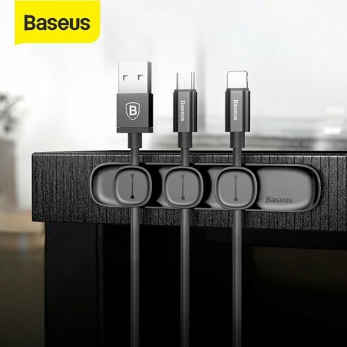 Baseus Magnetic  Winder Clip Cord Organizer Lead Management Charger Cable Holder