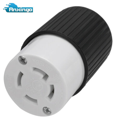 30 Amps Twist Lock 4 Wire Electrical Plug Female Nema L14-30r Receptacle Lock Ul