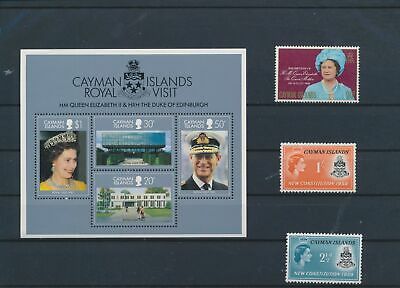 Lo15612 Cayman Islands New Constitution Royal Visit Fine Lot Mnh