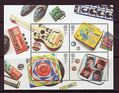 Great Britain 2007 Beatles Miniature Sheet Unmounted Mint, Mnh
