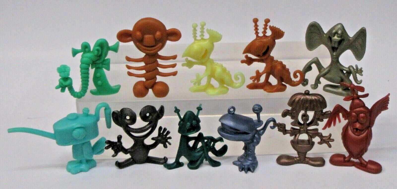 11 Different Mexican Cereal Premium Figures R&l Toolies Nits Critters Etc.
