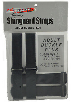 Proguard Ice Or Roller Hockey Shinguard Straps - 4 Total Straps - Youth Or Adult