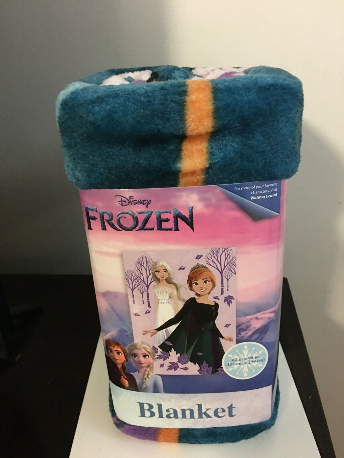 Brand New Disney Frozen Twin/full Plush Blanket 62 X 90