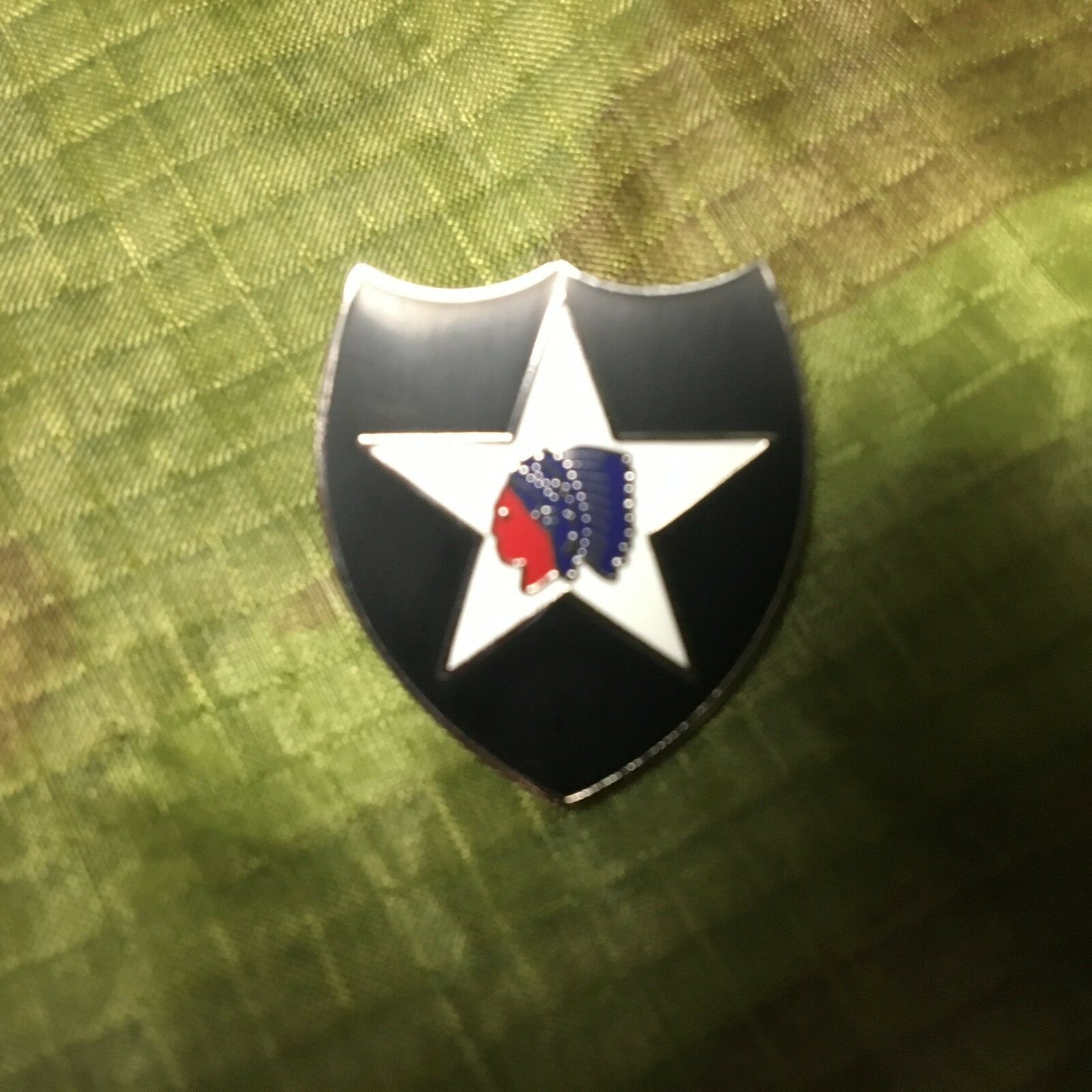 Us Army 2nd Infantry Division Hat Pin