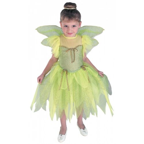 Tinkerbell Costume Toddler Kids Halloween Fancy Dress