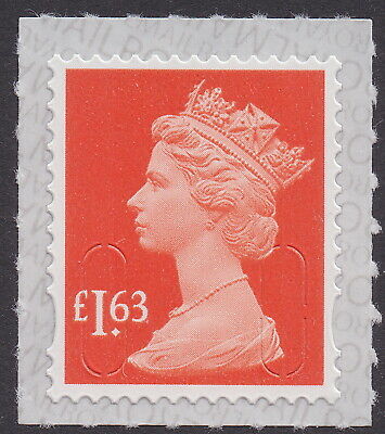 Gb Machin Definitive Sunset Red £1.63 Single (1 Stamp) Mnh 2020
