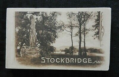(20) C.1910 Stockbridge Ma Massachusetts Rppc Postcard Town Views Homes Mint