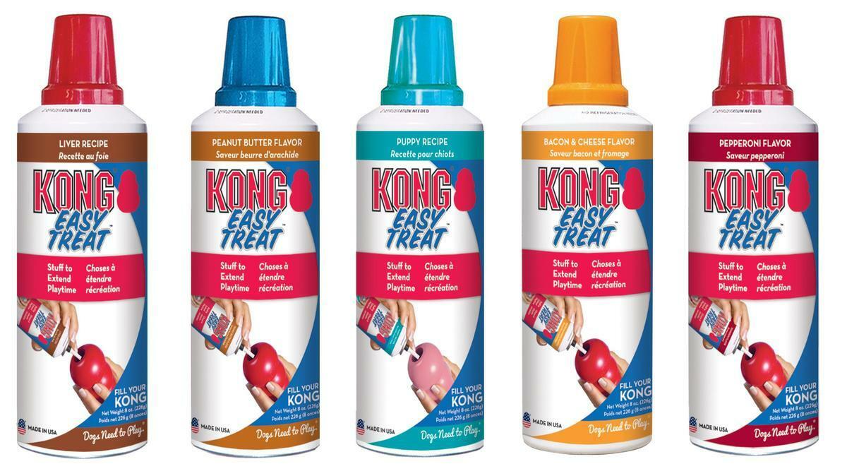 Kong Stuff'n Easy Treat 8oz Variety Freeshipping (sold Individually)
