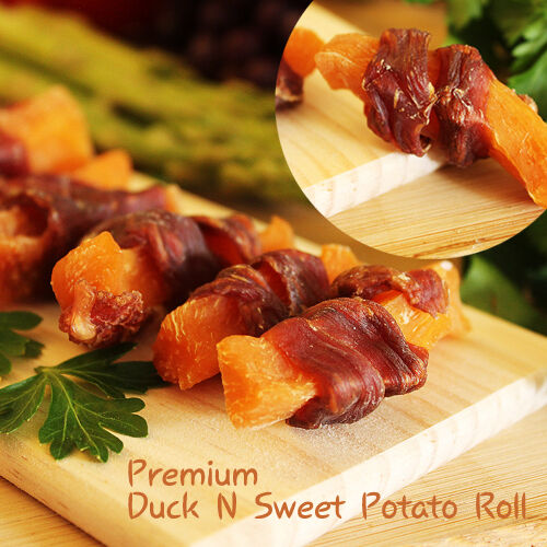 (free Ship) Premium Duck And Sweet Potato Dog Treat Made In Usa All Natural