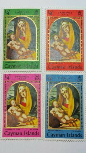 Cayman Islands Stamps-set Of 4 Christmas Of 1969-scott 242-243-244-245-m/nh/og