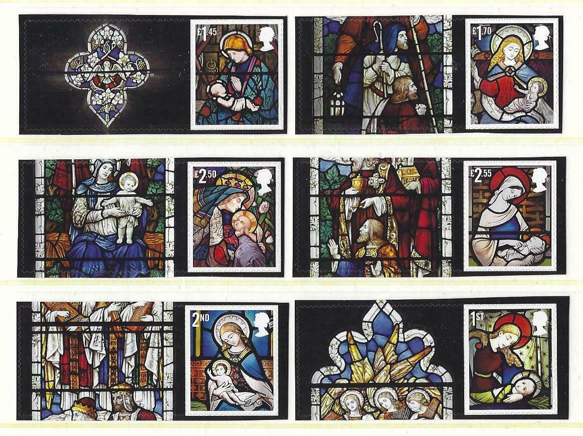 Great Britain 2020 Christmas With Elliptical Perforations Unmounted Mint, Mnh