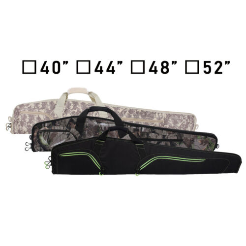 Soft Rifle Case Tactical Scoped Rifle Gun Case Soft Padded Bag 40" 44" 48" 52in