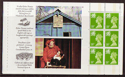 Great Britain 1992 Cymru Wales Booklet Pane Unmounted Mint, Mnh