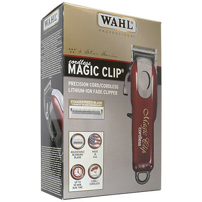 Wahl Professional 8148 5-star Series Cordless Magic Clip Cord / Cordless Clipper