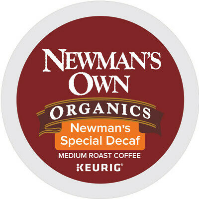 Newman's Own Organics Special Decaf Coffee, Keurig K-cup Pod, Medium Roast, 96ct
