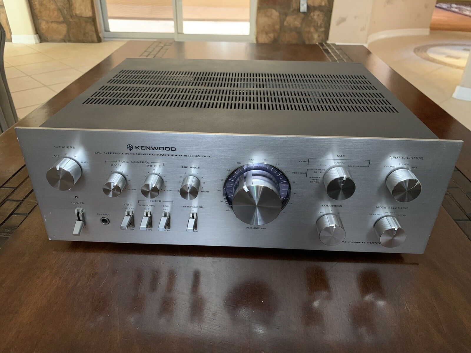 Vintage Kenwood Ka-7100 Integrated Amplifier - Fully Recapped.