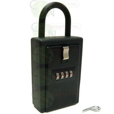 Lockbox For Key Card Storage 4 Digit Realtor Lock Box With Hinged Door