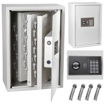245 Hook Key Safe Security Lock Storage Box Digital Electronic Cabinet Organizer