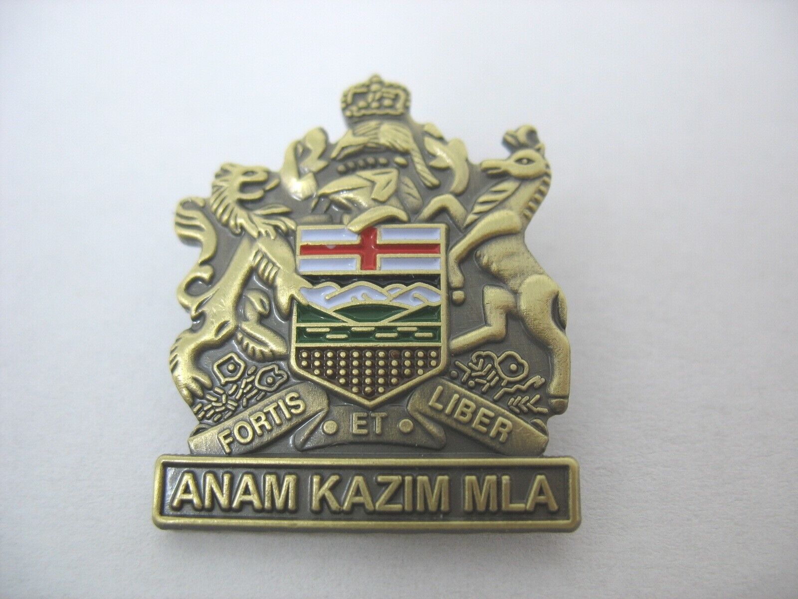 Alberta Political Lapel Pin - Anam Kazim - Mla
