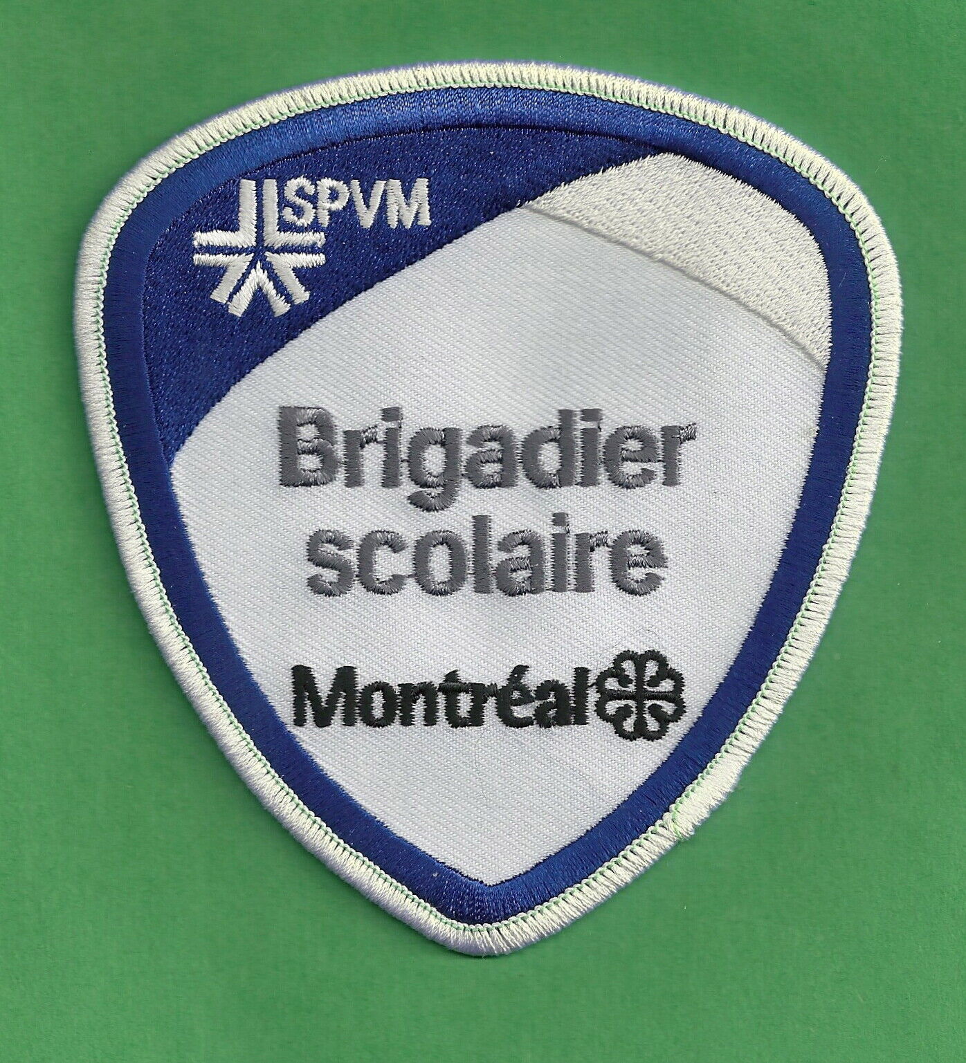 Montreal Quebec Canada Spvm Brigadier Scolaire School Police Shoulder Patch