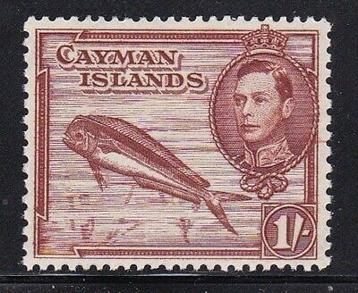 Album Treasures Cayman Islands  Scott # 108  1sh  George Vi  Dolphins  Mint Nh
