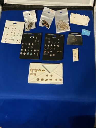 Group Lot Of Fashion Earrings - New -