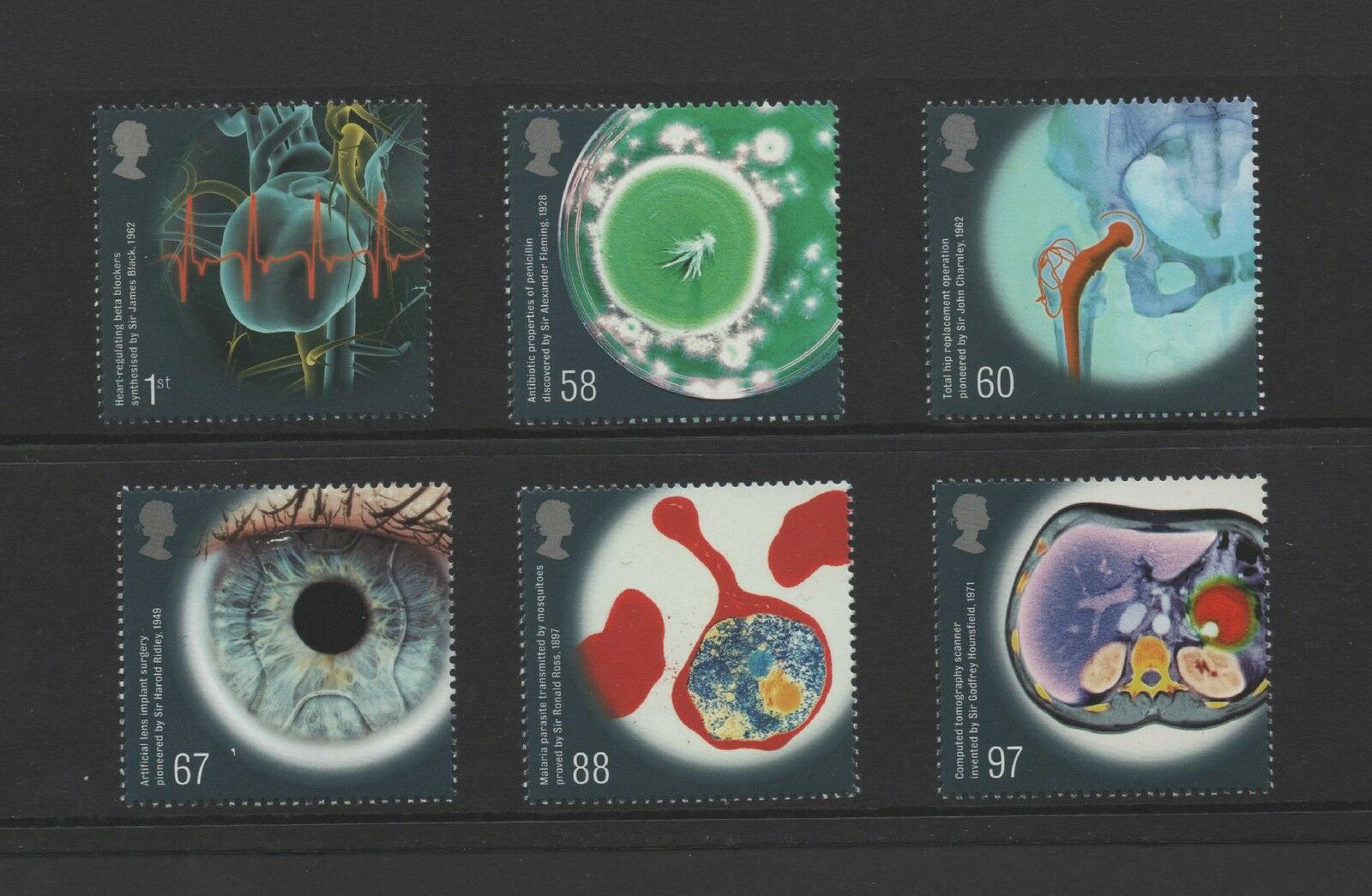 Gb 2010 Medical Breakthroughs Mint Stamp Set
