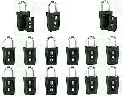 Key Storage Lock Box Realtor Lockboxes Real Estate 4 Digit Lockbox - Pack Of 15