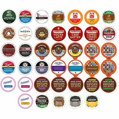 Perfect Samplers Coffee Pods Variety Pack, 40 Count For Keurig K Cups Makers